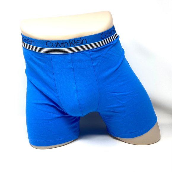 💖MEGA SALE💖Calvin Klein Classic Boxer Briefs Blue Grey 3 Pack Men's NB2730903 - Picture 2 of 8